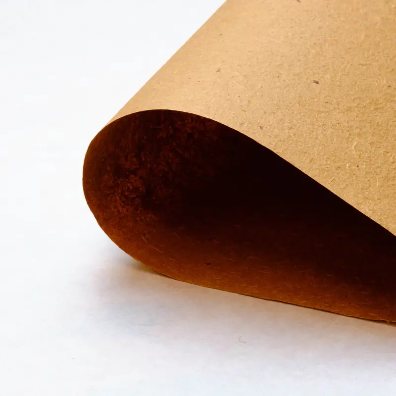 Single-Sheet Kuwa-Themed Art Paper – Earthy Brown Tone 1