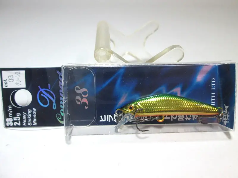Smith D-Compact 38 Heavy Sinking Trout Minnow – #03 Green G 1