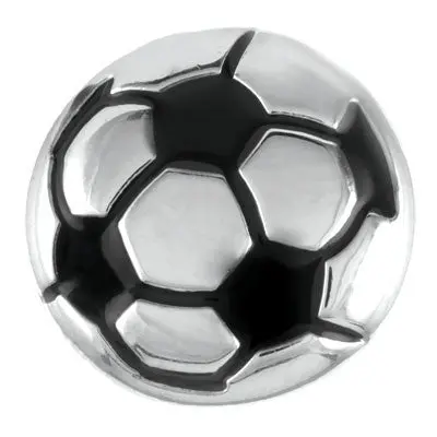 Soccer Ball Snap Charm – Petite Ginger Snaps 1