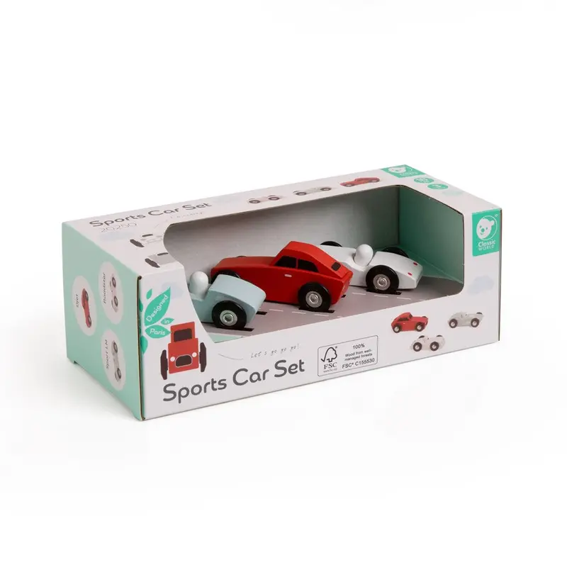 Sports Car Play Set – Classic World Ride-On & Racing Toys 1