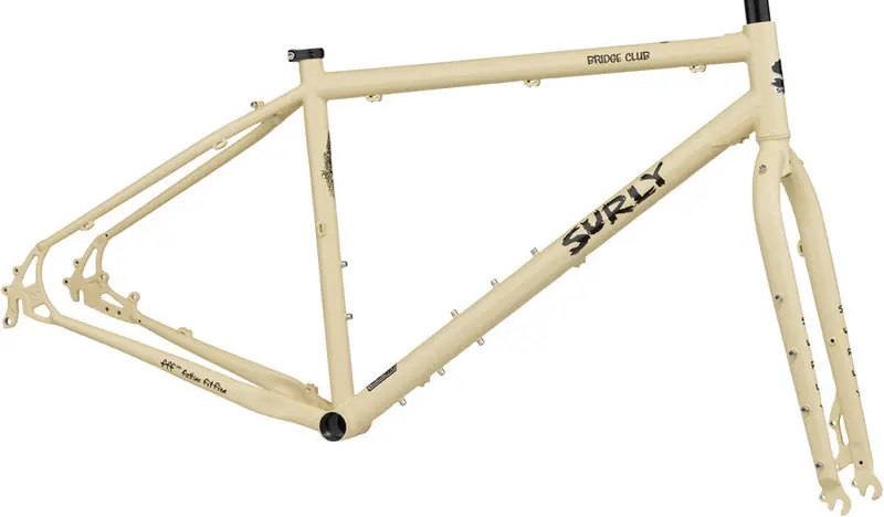 Surly Bridge Club Dual-Use Frameset – Compatible With 27.5″ Mtb & 700C Gravel Wheels 1
