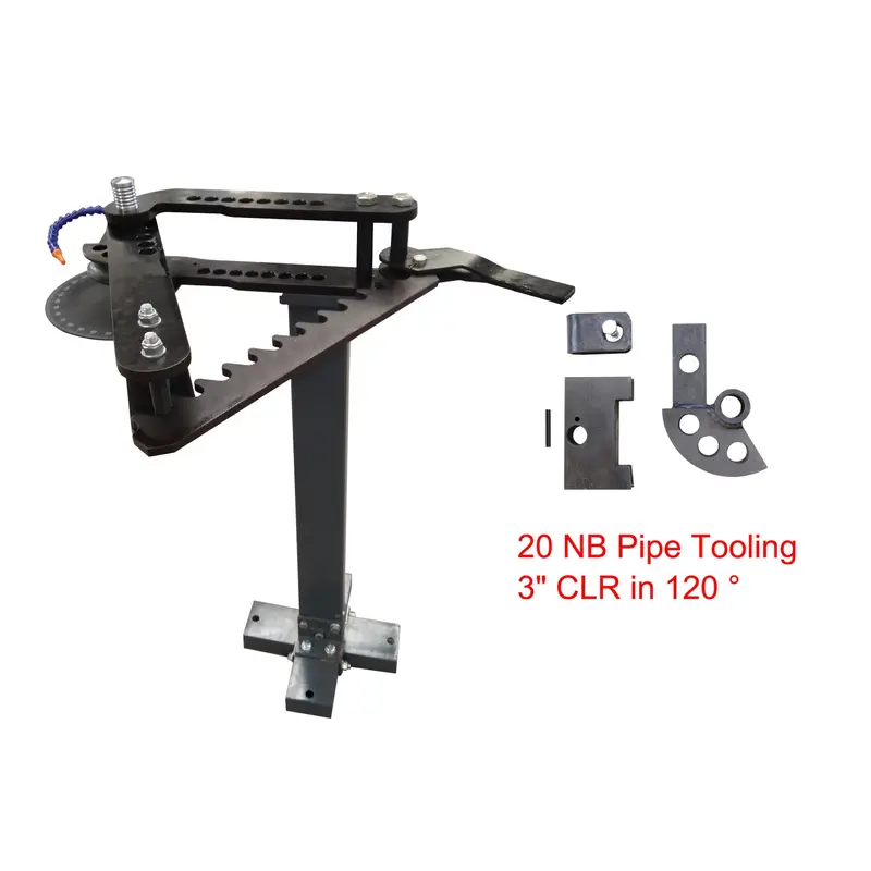 Tb-3 Manual Tube Bender With 20Nb Tooling — 3" Clr, 120° Bend Capacity 1