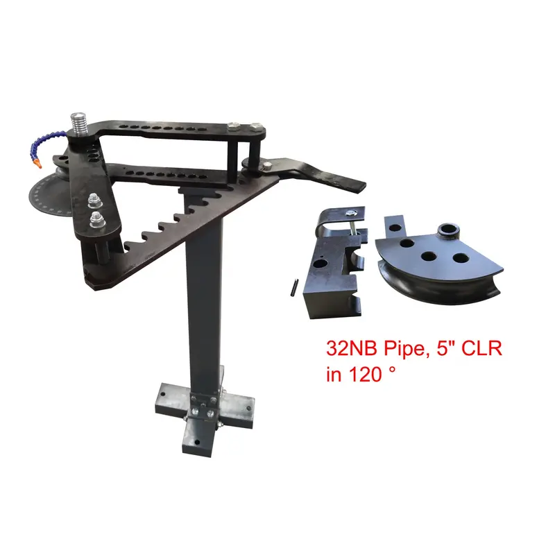 Tb-3 Manual Tube Bender With 32Nb Tooling — 5" Clr, 120° Precision Bending 1