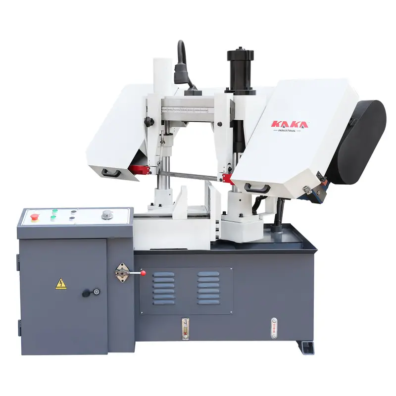 Tbk-11A Double-Column Swivel Mitre Band Saw – 280 Mm Metal Cutting With Precision Angle Control 1