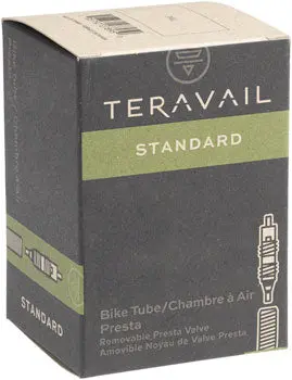 Teravail Standard Bicycle Inner Tube – Presta Valve, Universal Fit 1