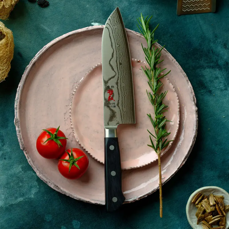 Tetsuhiro Santoku Chef’S Knife – 170 Mm Aogami Super Steel Blade 1