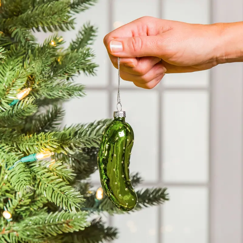 The Christmas Pickle Tradition Ornament – Gift-Boxed Glass Keepsake 1