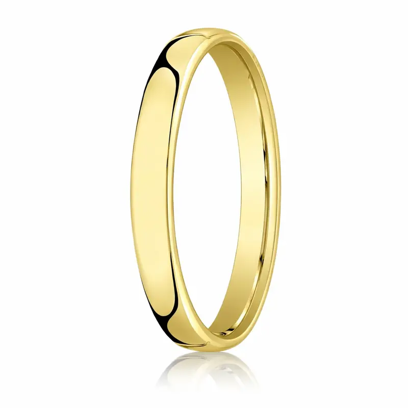 The Dalton Men'S 14K Yellow Gold Euro-Style Wedding Band — 4.5Mm Polished 1