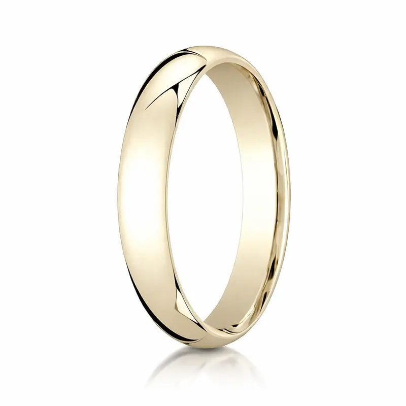 The Wynn Men'S 14K Yellow Gold Slim Comfort-Fit Wedding Band — 3Mm Domed 1