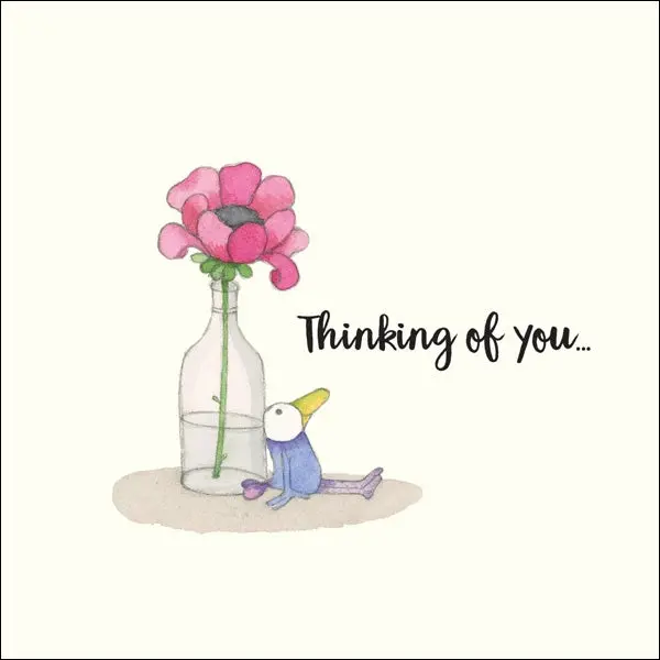 Thoughtful 'Thinking Of You' Greeting Card 1
