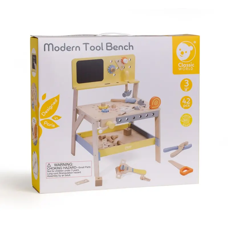 Tool Bench For Kids – Classic World Adjustable Workshop Station 1