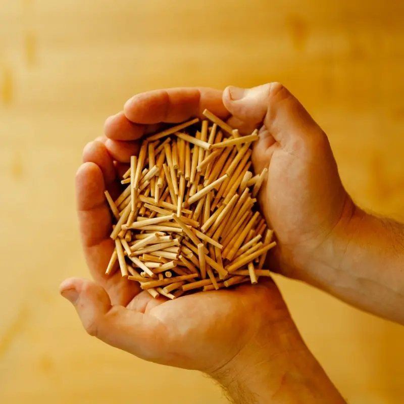 Traditional Japanese Wooden Pegs – Extra-Small, 300-Pack 1