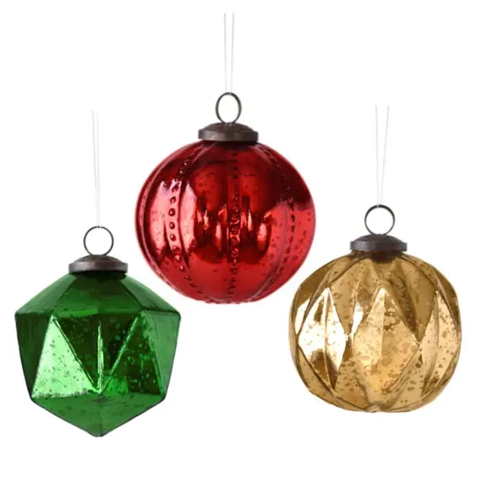 Traditional Kugel Glass Christmas Ornaments 1