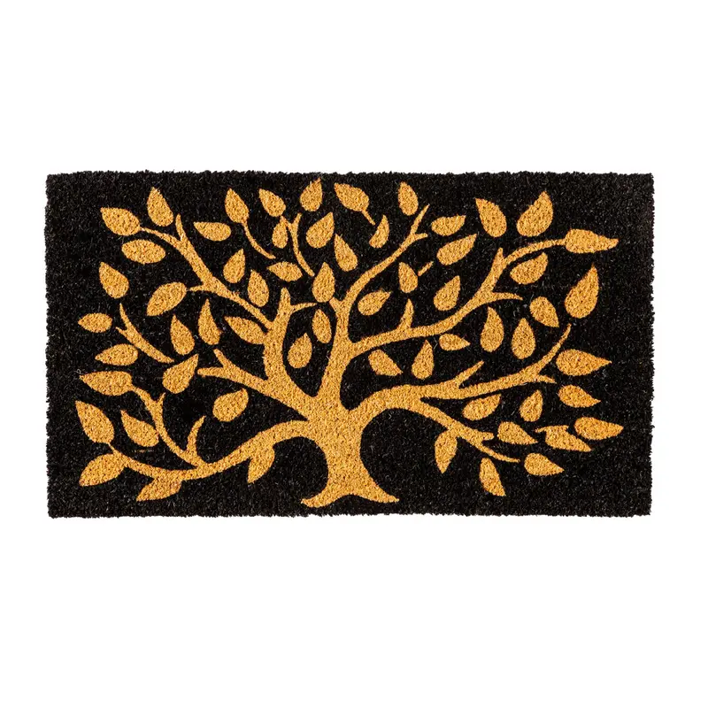 Tree Of Life Design Coir Doormat – Natural Fiber 1
