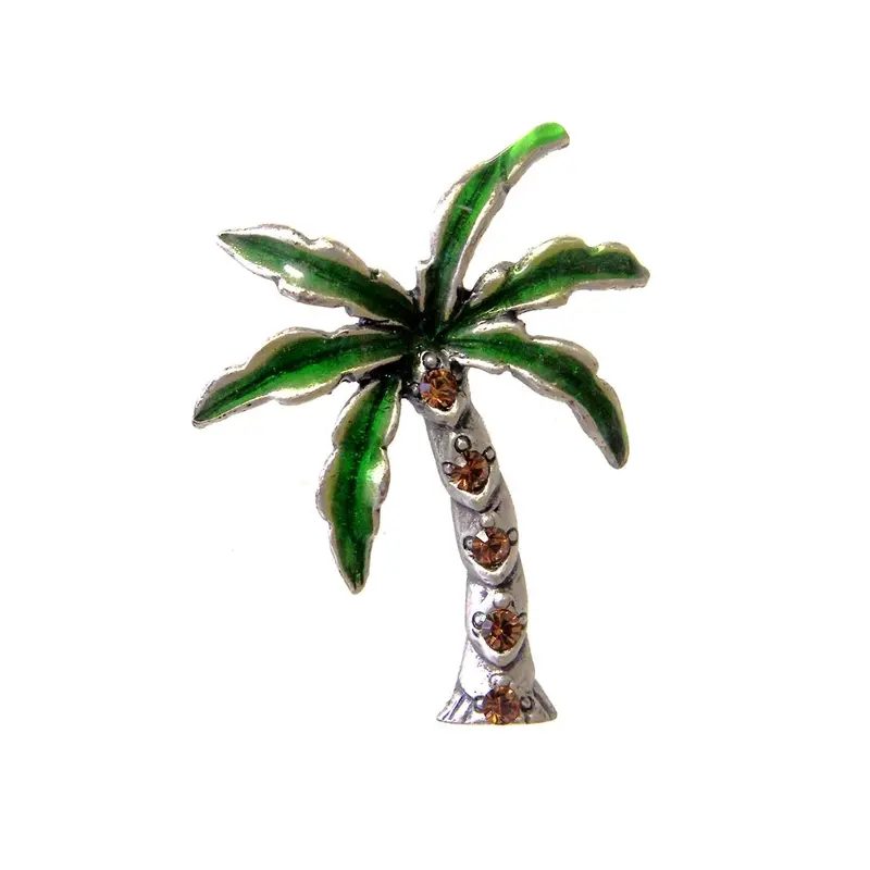 Tropical Palm Tree Brooch By Kirks Folly – Fashion Pin 1
