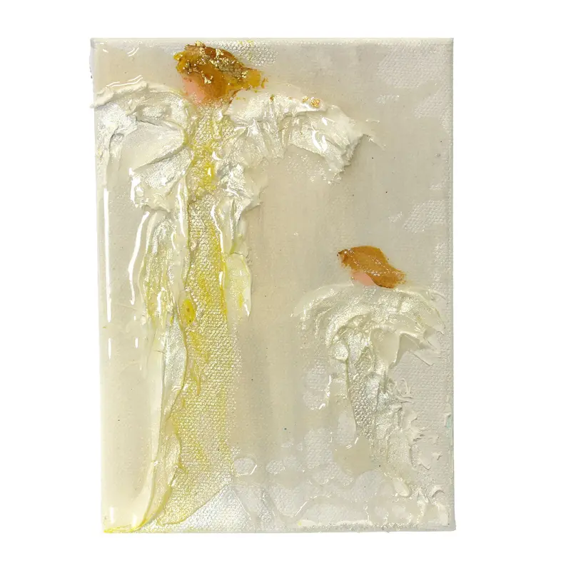 Two Angel Memorial Plaque By Kathy Lambert 1