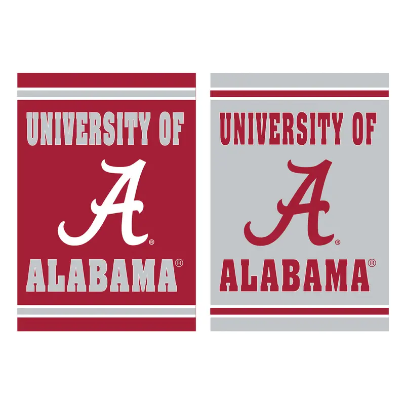 University Of Alabama Embossed Suede Garden Flag (Gdn Size) 1