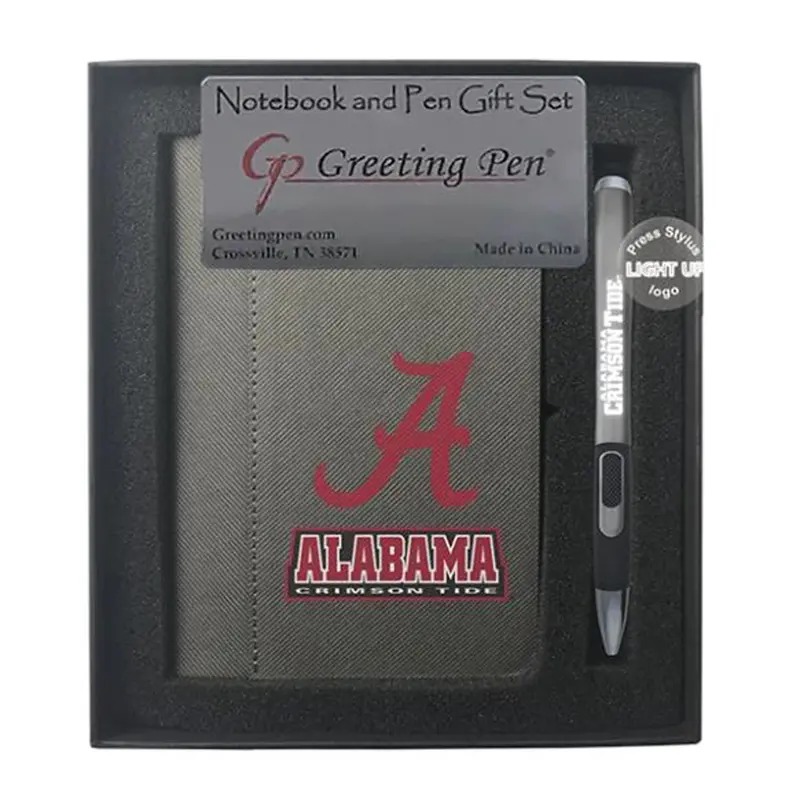 University Of Alabama Notebook & Light-Up Pen Set – Small Size 1
