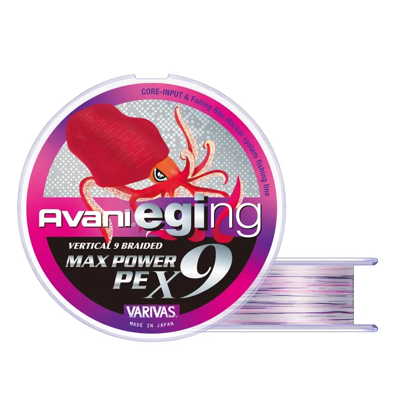 Varivas Avani Eging Max Power Pe X9 Braided Line – 150M, High-Strength Eging Grade 1