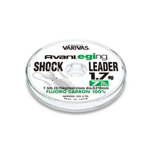 Varivas Avani Eging Shock Leader Fluorocarbon – 30M Abrasion-Resistant Leader 1