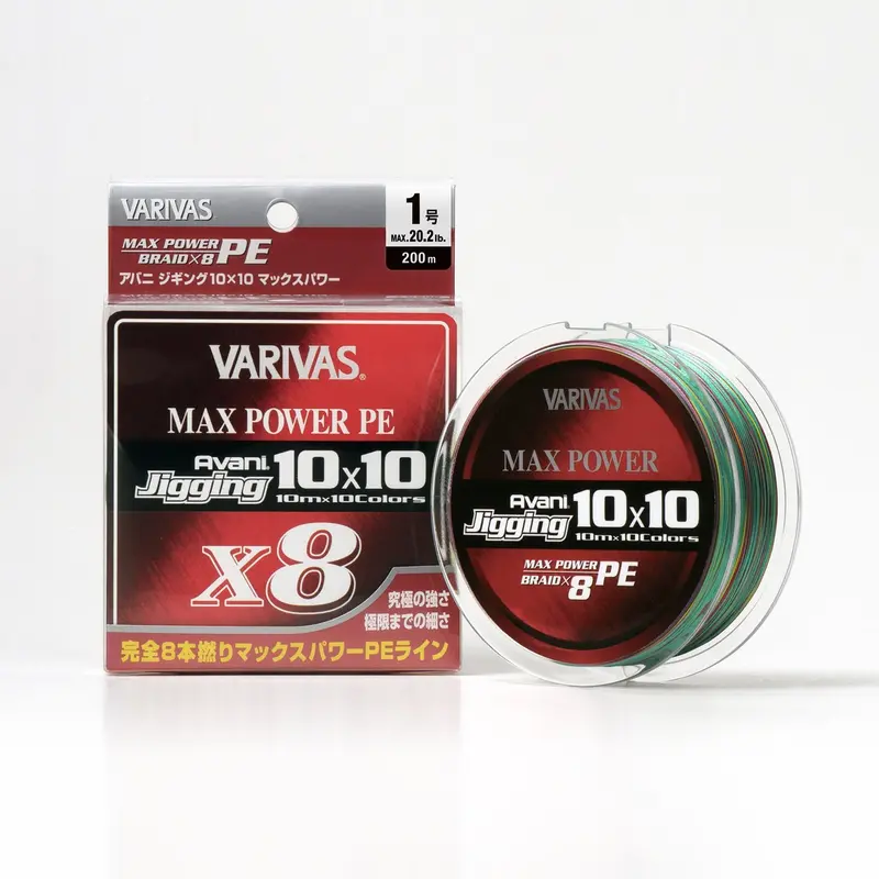 Varivas Avani Jigging 10X10 Max Power Pe X8 – 300M High-Load Jigging Spool 1