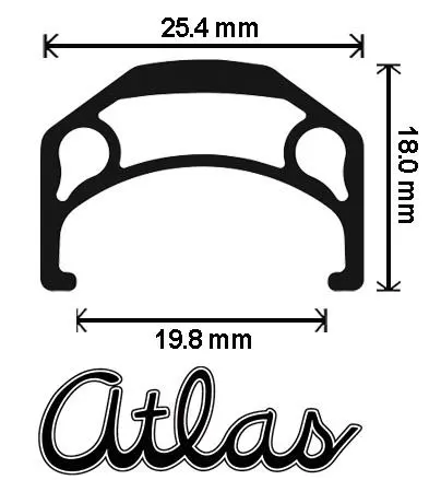 Velocity Atlas 700C Rim – 36-Hole, Silver-Finished Road Wheel Build 1