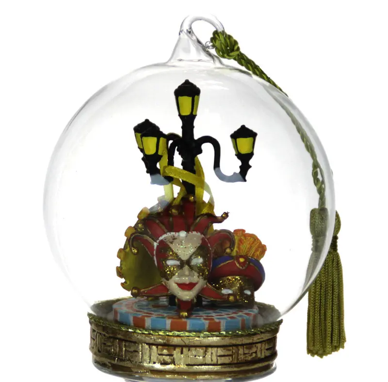 Venice Masks Memory Globe Display Piece 1