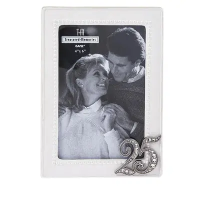 Vertical 4X6 Photo Frame – 25Th Anniversary Keepsake 1
