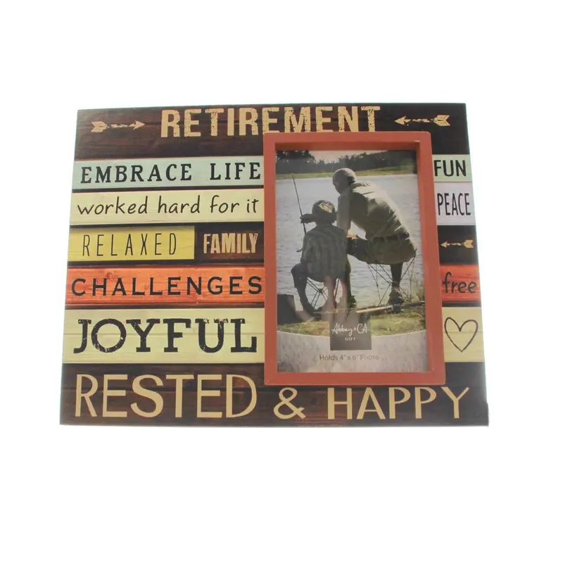 Vibrant Multicolor Retirement Commemorative Frame 1