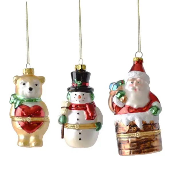Vintage Hinge-Style Holiday Ornaments (3 Styles) 1