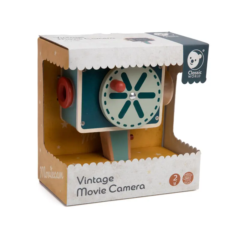 Vintage Movie Camera Toy – Classic World Retro Imaginative Play Prop 1