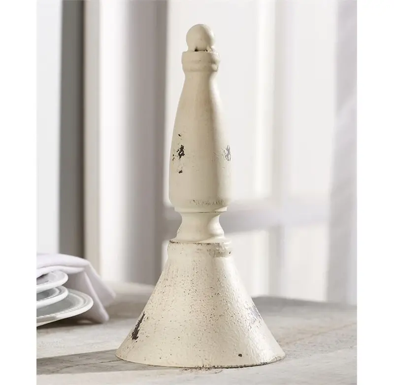 Vintage-Style Metal Hand Bell For Home Or Office 1