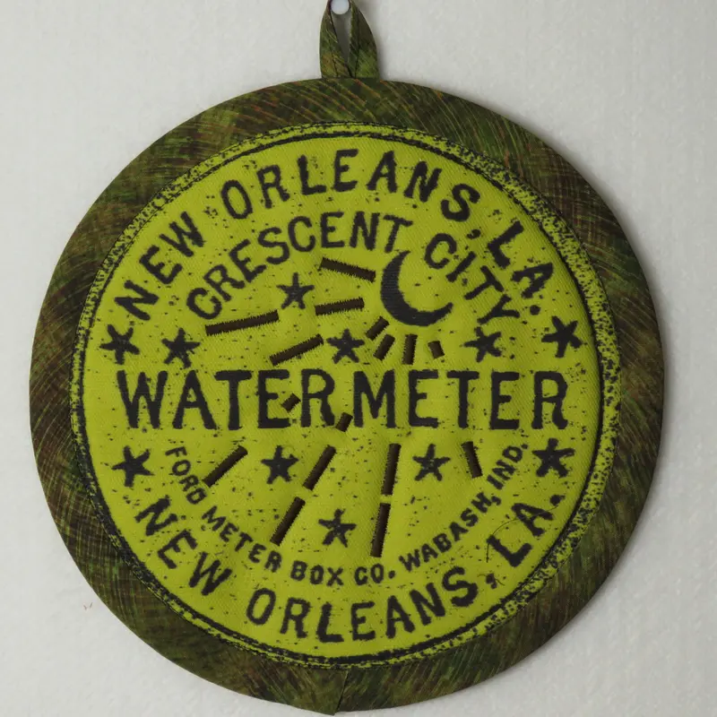 Water Meter Inspired Industrial-Style Potholder 1