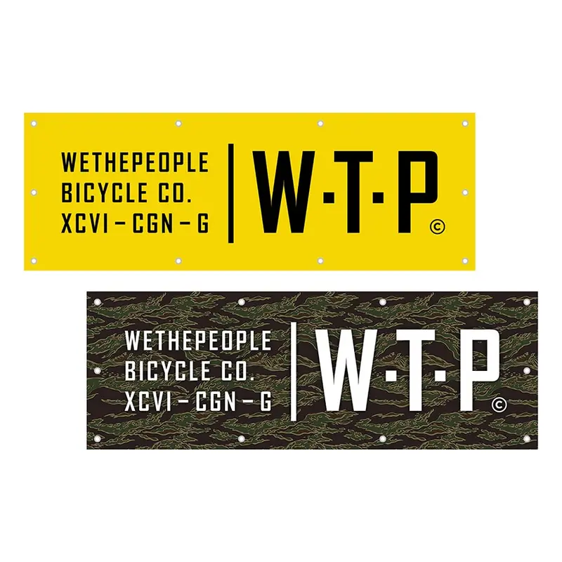 We The People Shop Banner Set – Two 100×35Cm Retail Display Flags 1