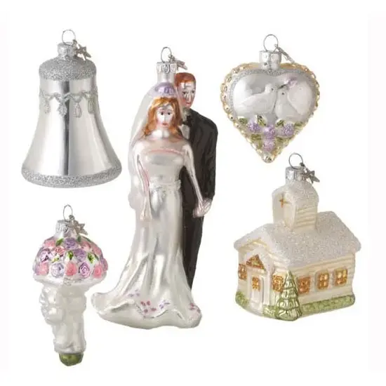 Wedding-Themed Ornament Collection 1