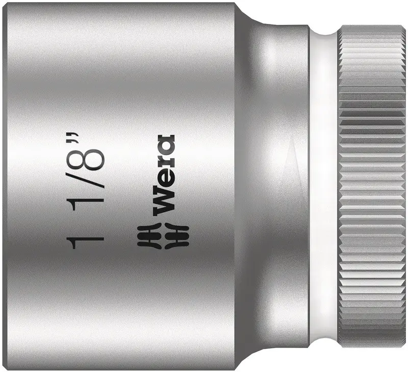 Wera 003633 Zyklop Socket – 1 1/8" Drive Size, 1/2" Square Drive, Hmc Series 1
