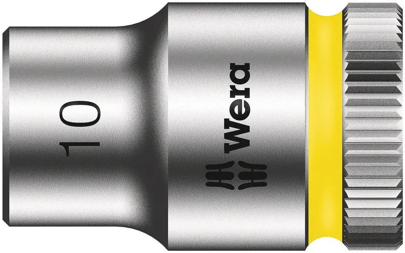 Wera 10Mm Zyklop Socket – 3/8" Drive, High-Torque Design 1