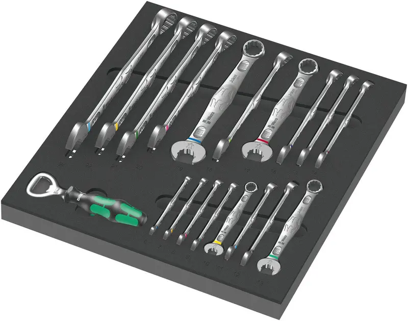 Wera 150121 Joker Screwdriver Set — 19-Piece Foam-Organized Kit (Model 9731) 1