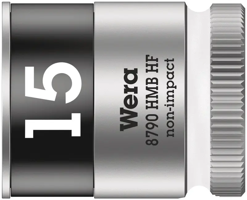 Wera 8790 Hmb Zyklop Socket – 15Mm, 3/8" Drive, Holding Function 1