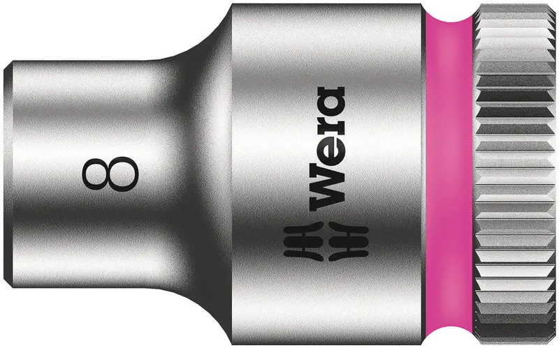 Wera 8Mm Zyklop Socket – 3/8" Drive, High-Torque Design 1