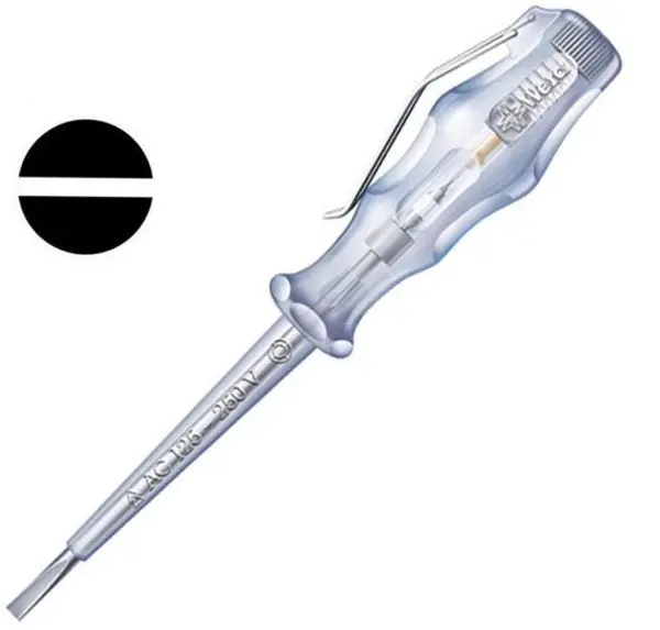Wera Kraftform 005655 247 Single-Pole Voltage Tester Screwdriver (150–250 V) 1