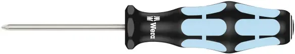 Wera Kraftform 3355 Stainless Steel Pozi Pz0 Screwdriver – 60 Mm 1