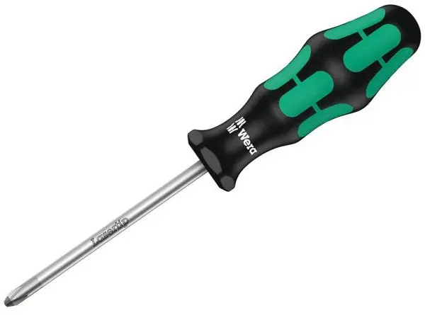 Wera Kraftform 355 Pozi Screwdriver – Pz4 X 200Mm Heavy-Duty Phillips-Compatible Tip 1