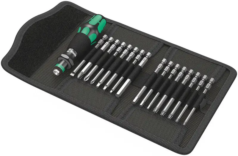 Wera Kraftform Kompakt 60 17-Piece Imperial Screwdriver Set (Model 051042) 1