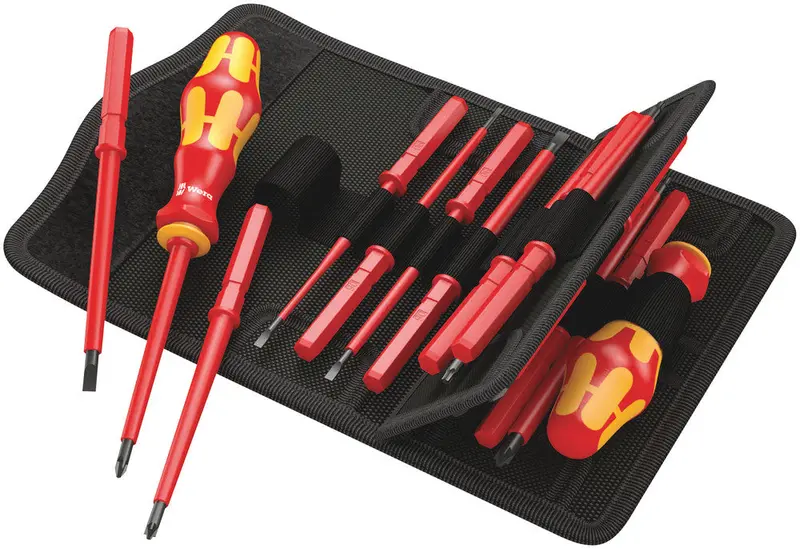 Wera Kraftform Kompakt Vde 17 Universal 1 – 17-Piece Electrician-Safe Insulated Tool Set 1