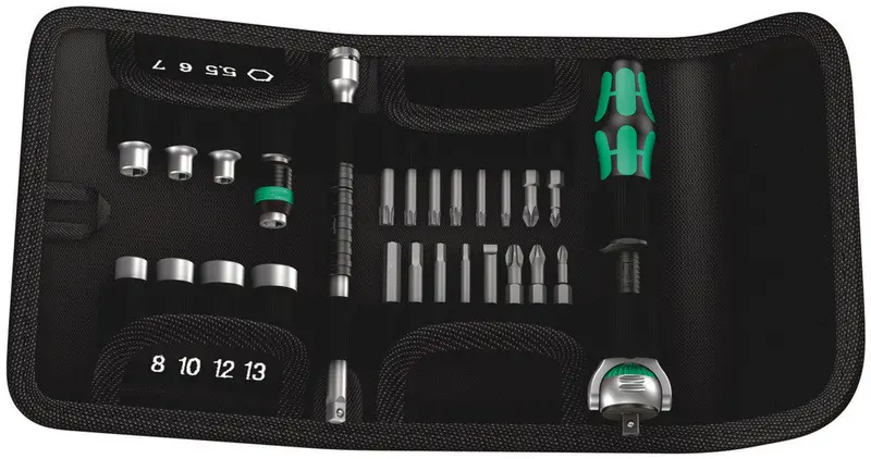 Wera Kraftform Kompakt Zyklop Speed Toolset – 26-Piece Ratcheting Hand Tool Collection 1