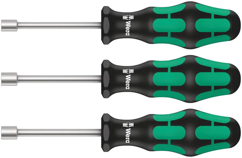 Wera Kraftform Plus Sanitary Nutdriver Set (3-Piece Ho) – Model 134275 1