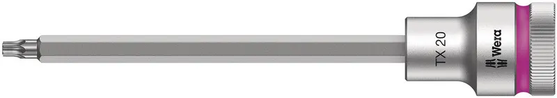Wera Tx20 Extended-Length Torx Bit Socket – Zyklop Holding Function, 1/2" Drive 1
