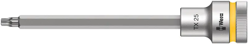 Wera Tx25 Extended Torx Bit Socket – Zyklop Secure-Hold System, 1/2" Drive 1