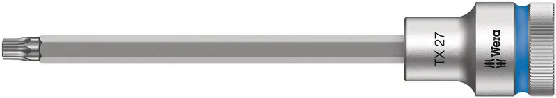Wera Tx27 Long Torx Bit Socket With Zyklop Retention – 1/2" Drive 1